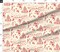 Various Fabrics by the Yard or Fat Quarter Christmas Holiday Toile Red Cream Winter Landscape Custom Printed Fabric by Spoonflower